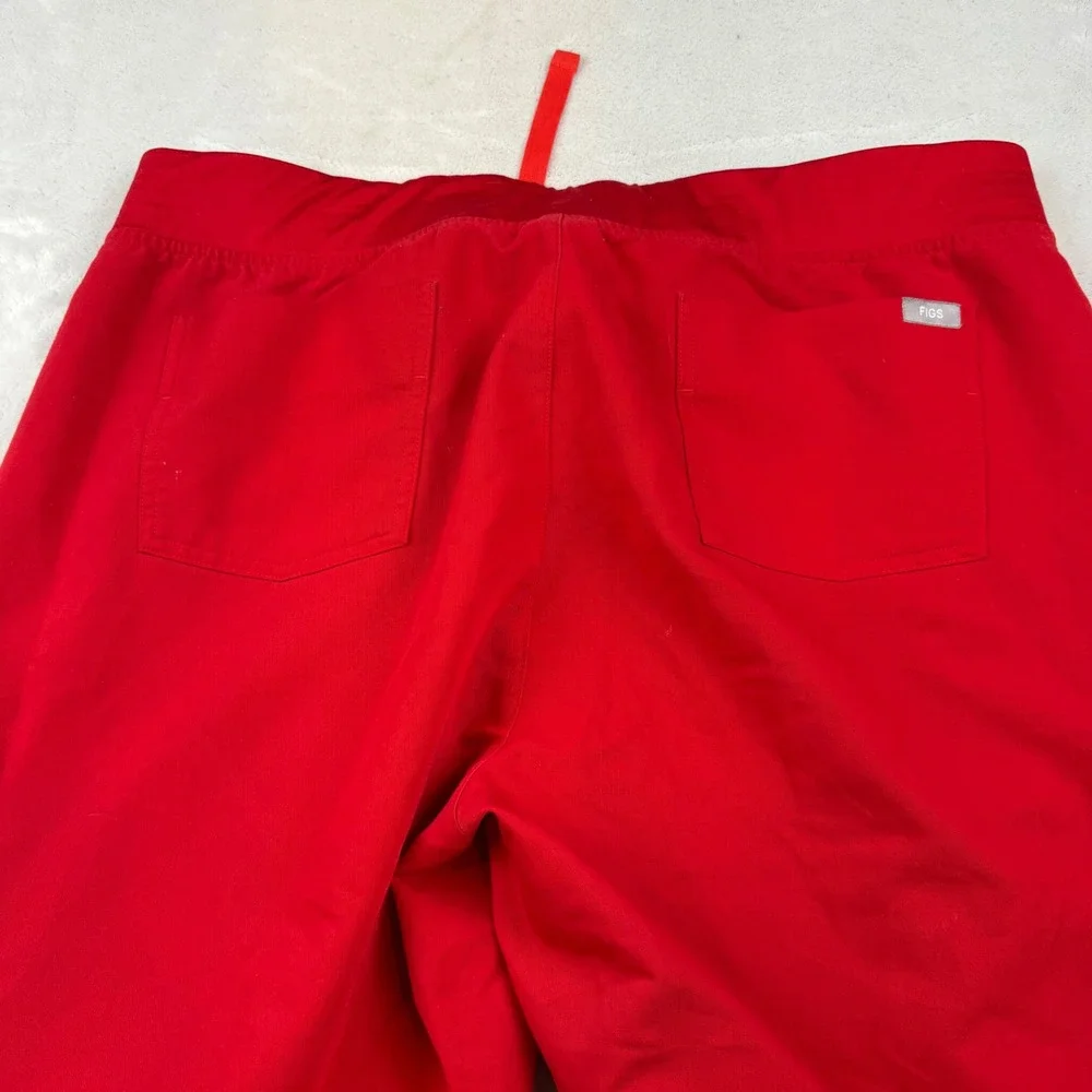 FIGS Technical Collection Red Scrub Jogger Pants Mens XXL FIONx Stretch Pockets‎